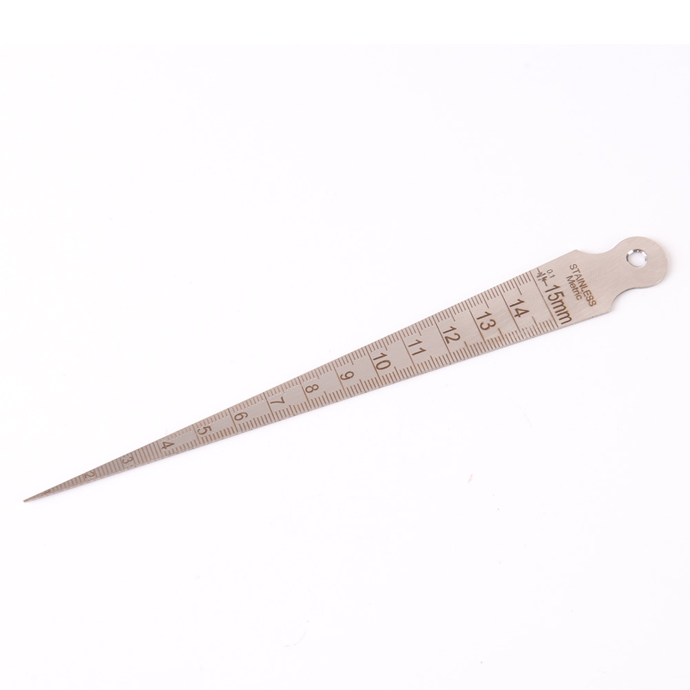 Measure Tool Gap Hole Taper Gauge Welding Inspection Taper Gauge Metric Imperial Stainless Steel Ruler Wedge feeler