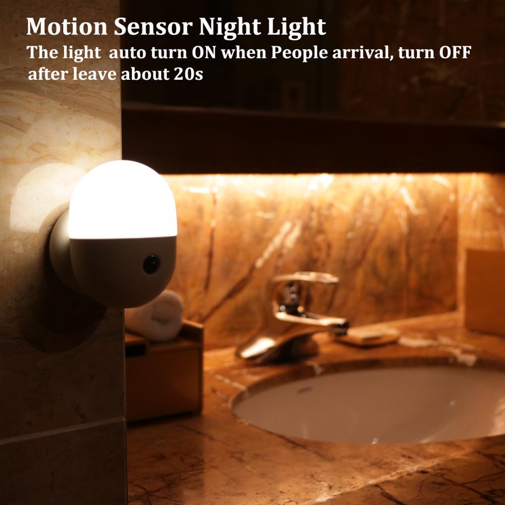 Draadloze Sensor Led Nachtlampje Kleine Usb Batterij Nachtlampje Muur Slaapkamer Badkamer Wandlampen Kleine Lamp Voor Kinderen kids