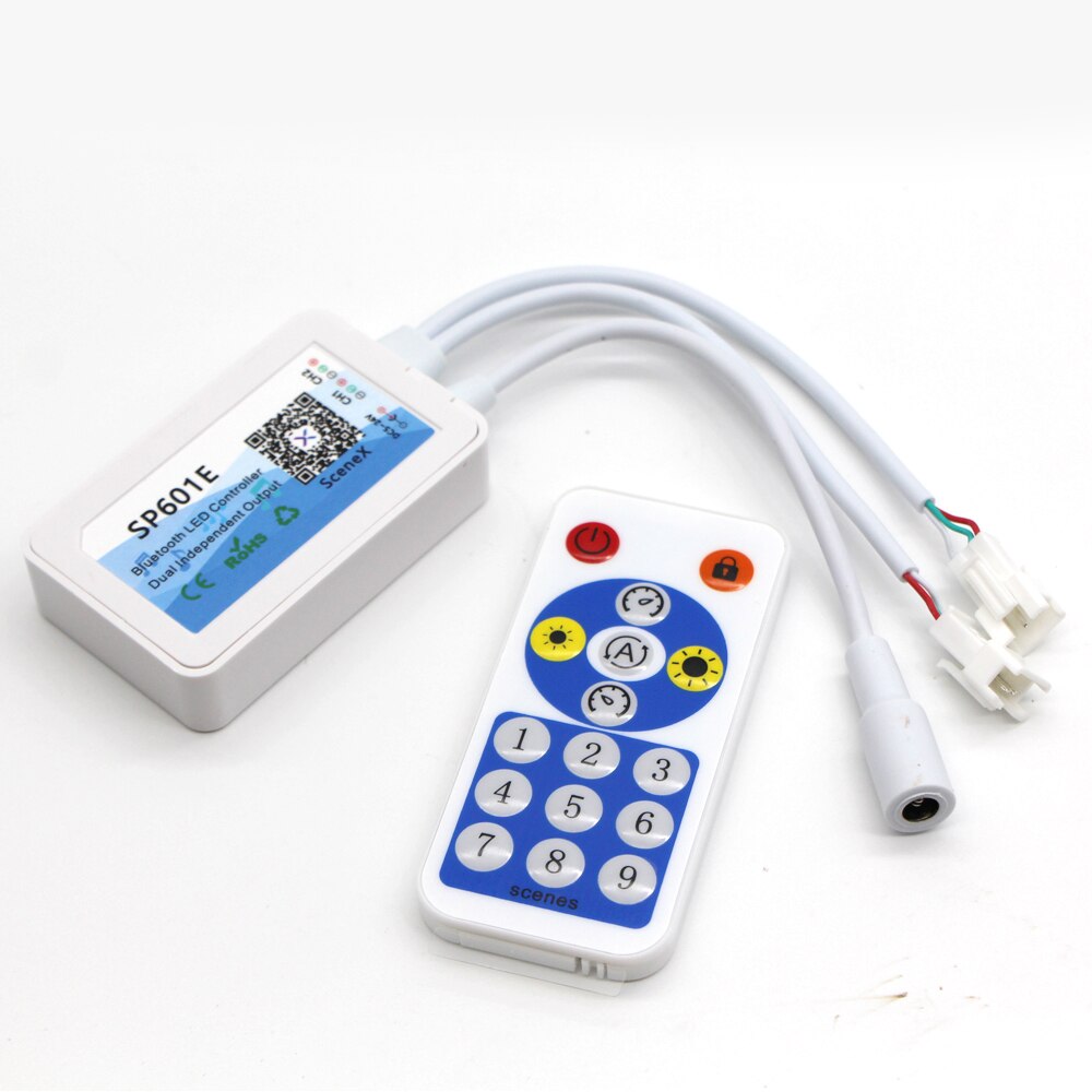 WS2812B WS2811 SK6812 Led Pixels Strip Light Controller Bluetooth WIFI SP105E SP110E SP108E SP501E Music SP107E SP601E DC 5V-24V: SP601E bluetooth
