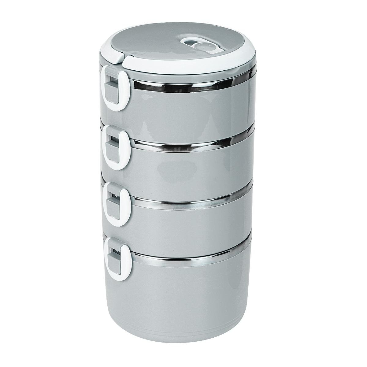 Bento lunchbox draagbaar roestvrij staal thermisch geïsoleerd maaltijd per voedselcontainer keuken lunchbox voor kinderen kinderen volwassenen