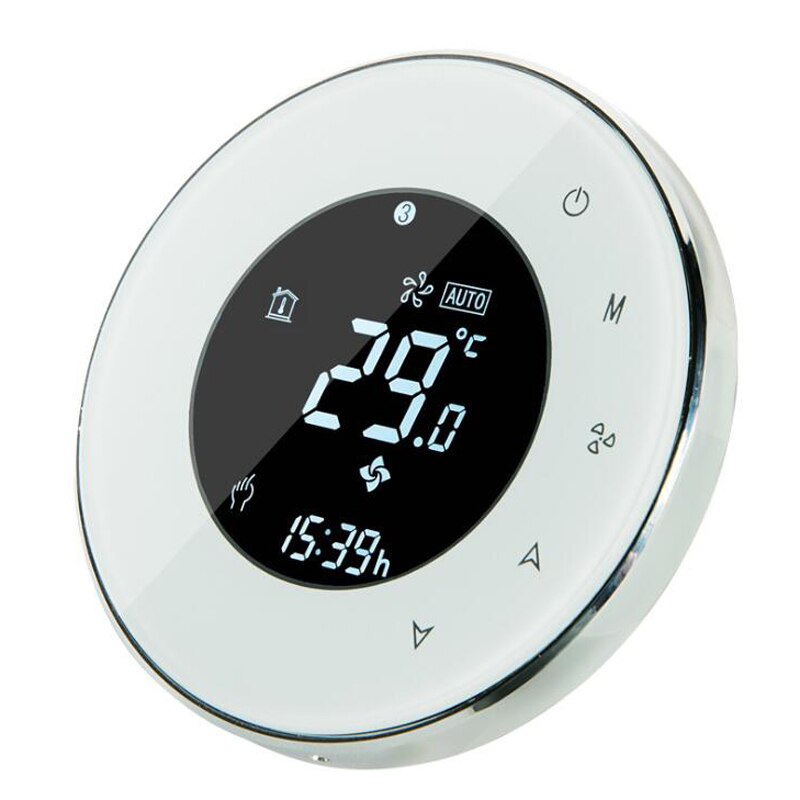 Smart wifi touch termostat temperatur trådløs controller til vand/el gulvvarme vand/gasfyr virker google home
