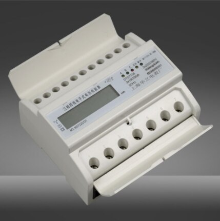 Compteur D'énergie électrique 3 Phases 4 Fils - Wattmètre Rail DIN, Neuf, Origine Chine