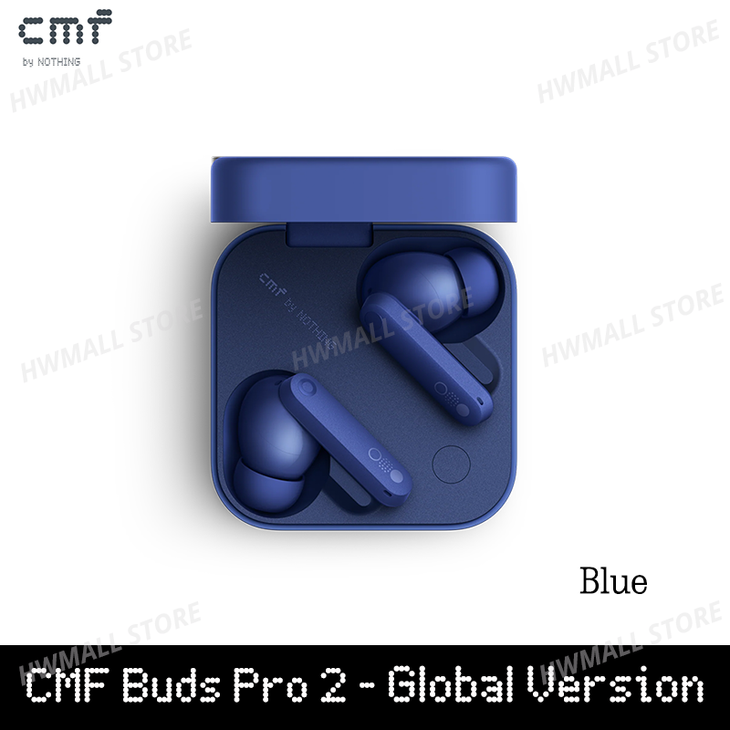Globalna wersja CMF firmy Nothing Buds Pro 2 50 dB hybrydowa aktywna redukcja szumów 6 MICS IP55 Bluetooth 5.3: Wino czerwone