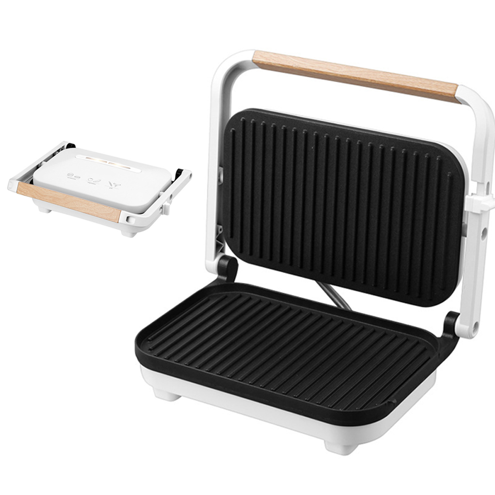 Dmwd Elektrische Steak Machine Multi Functionele Sandwich Muffin Maker Ontbijt Hamburger Panini Machine Omelet Fornuis Koekenpan: Default Title
