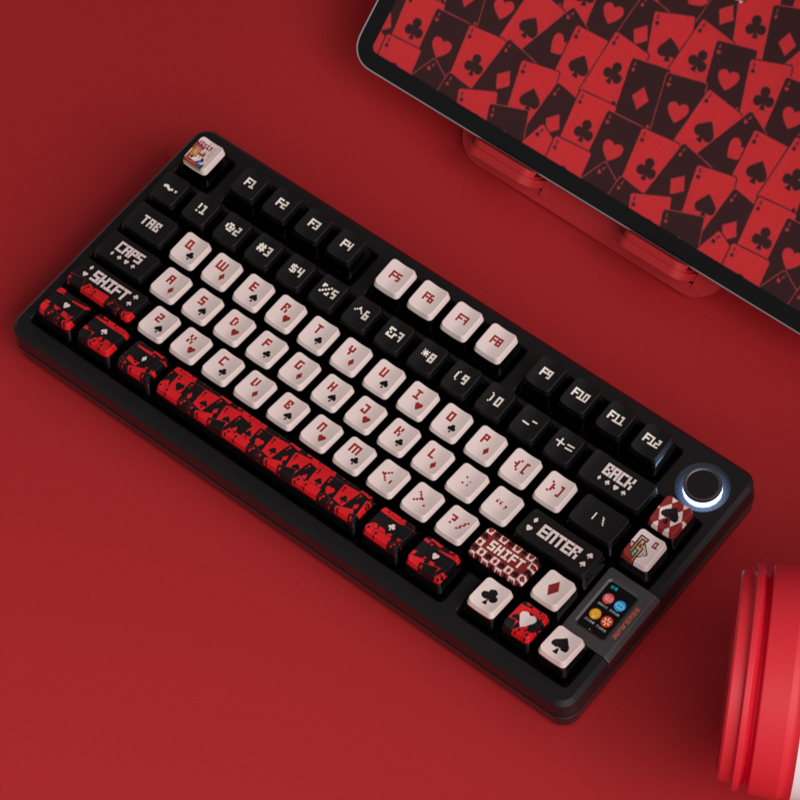 Oem Profiel Pudding Backlit Keycaps Pbt Pc Materiaal Joker Thema Dye Sublimatie Keycap Voor Mx Switch Mechanisch Toetsenbord