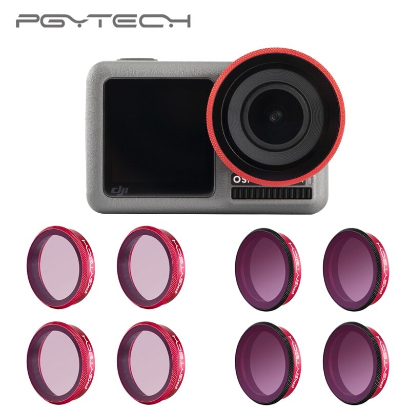 PGYTECH For DJI Osmo Action Filters UV CPL ND 8 16 32 64 PL lens Filter ND8 ND16 ND32 ND64
