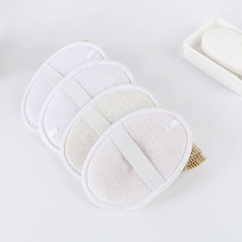 cepillo de esponja de lufa Baño Natural, cepillo de cuerpo de paño de toalla Natural, bombas de baño de esponja de lufa suave para utensilios de aseo de baño
