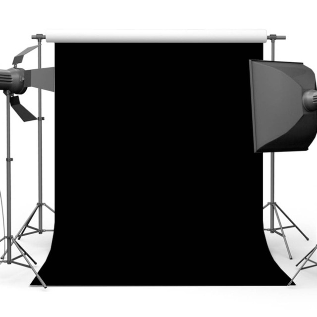 Foto Achtergrond Vinyl Effen Kleur Zwarte Achtergrond Voor Fotografie Portret Foto Achtergrond Booth Studio Props Foto Achtergrond
