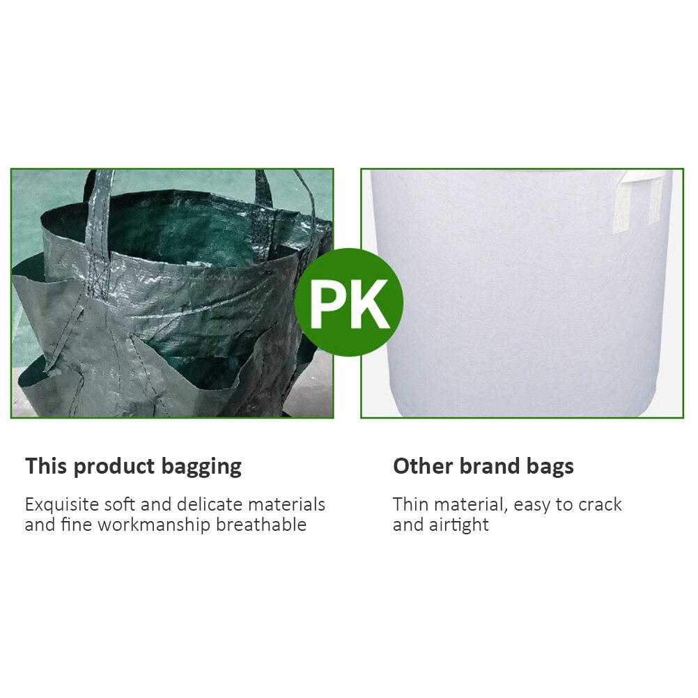 Multi-mouth Plant Growing Bag Garden Planting Pouch Bags Reusable Root Plant Bag