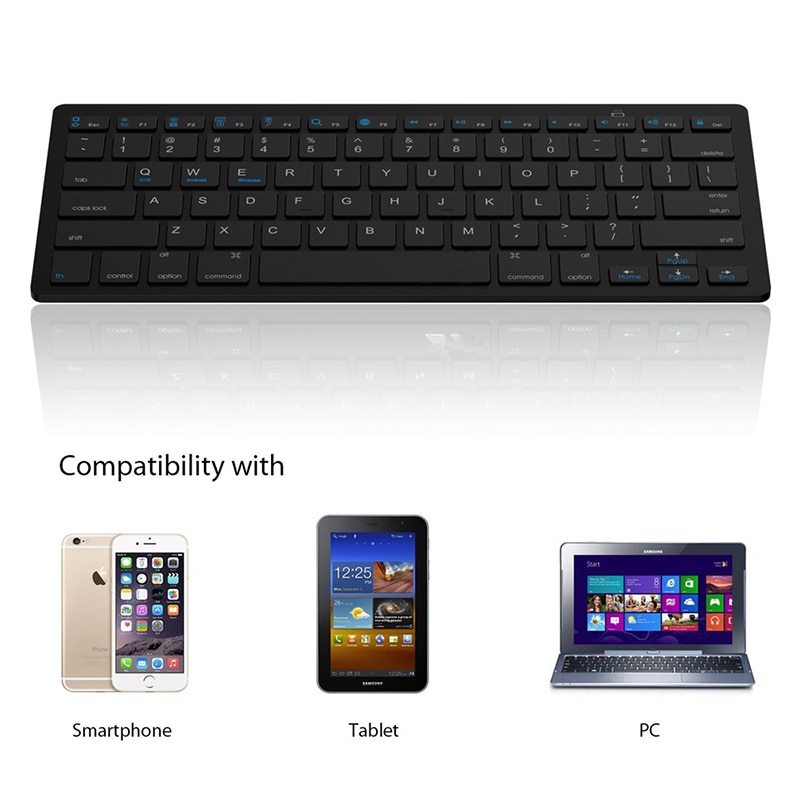 Ultra-slim Wireless Keyboard Bluetooth 3.0 Keyboard Teclado for Apple for iPad Series iOS System