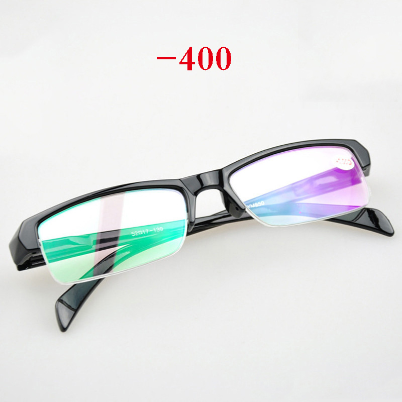 Iboode, gafas miopes, lentes de montura negra, gafas para miopía, 1,00, 1,50, 2,00, 2,50, 3,00, 3,50, 4,00, gafas de lectura mioptrías: -400