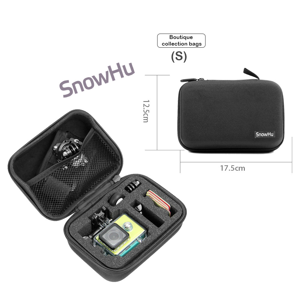 SnowHu Portable Storage Camera Bag For Gopro Case for Xiaomi Yi Action Camera For Go Pro Hero 8 7 6 5 4 SJCAM Accessories GP110
