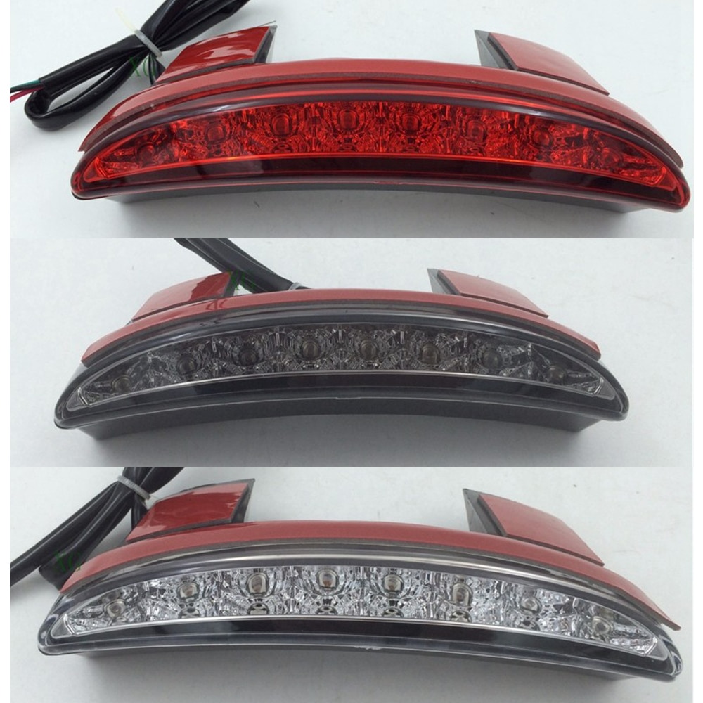 Luce freno moto 12V LED Stop fanale posteriore indicatori posteriori per Touring Sportster XL 883 1200