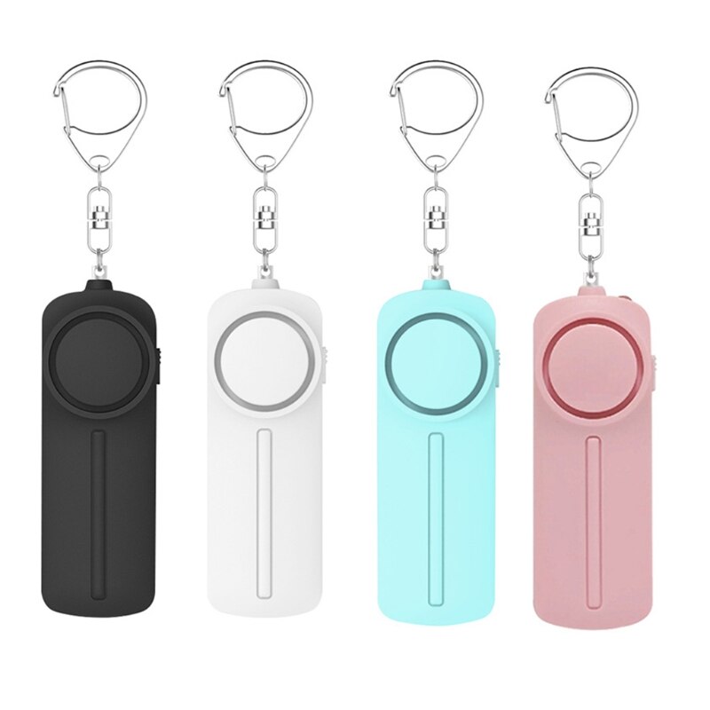 LLavero de alarma Personal 634A para mujer, 1 paquete reutilizable, aprobado por la policía, alarmas de seguridad altas de 130DB, con luz LED