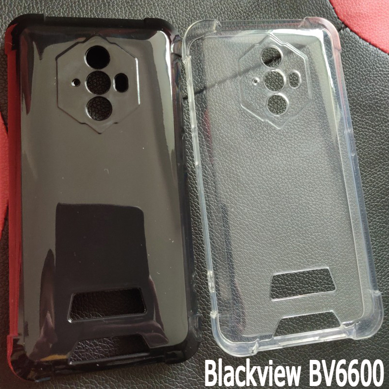 Per Blackview BV6600 custodia sottile in Silicone anti-bussola morbido TPU bianco budino custodia protettiva per telefono su Blackview BV 6600 custodia Funda