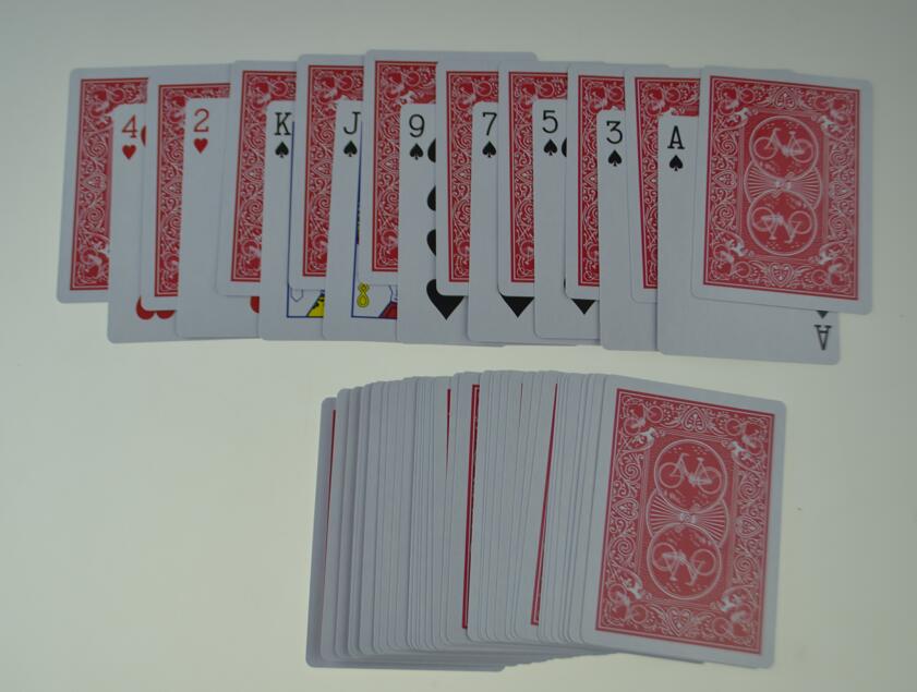 Marked Stripper Deck Playing Cards Magic Tricks Close Up Street Illusion Gimmick Props Mentalism Kids Magic Magician Decks
