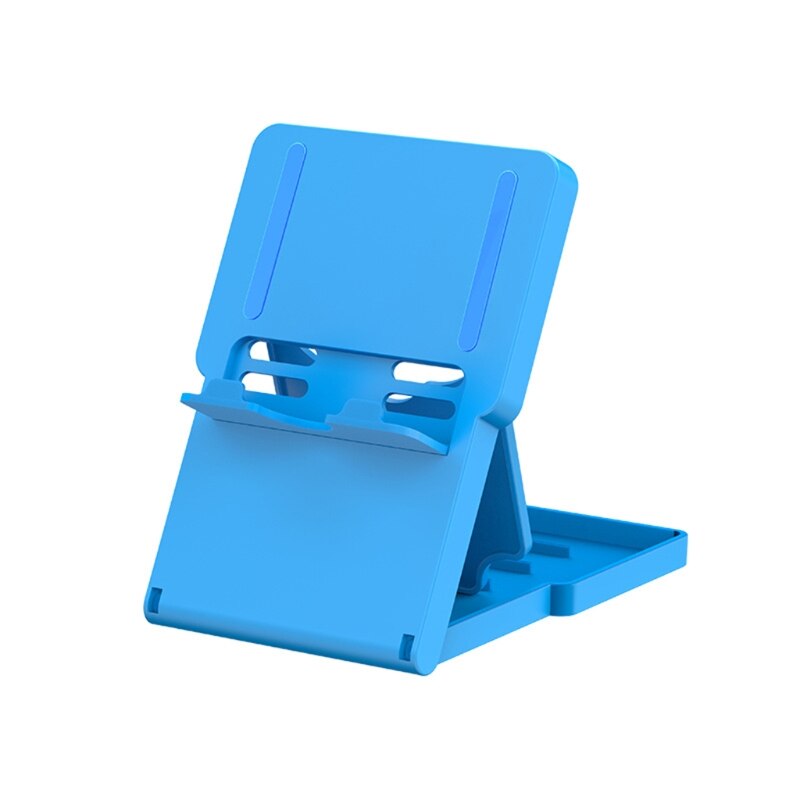 KX4A Foldable Compact Playstand Adjustable Tablet Holder Stand Portable Bracket Compatibe with Switch/Switch OLED/Lite/Phone