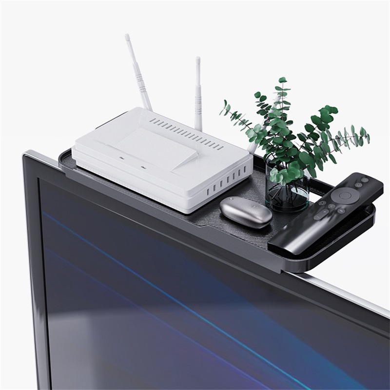 Rack TV Monitor box Organizer Scherm Top Opslag Plankhouder Praktische thuisopslag Computer Kantoor Multifunctionele organizer
