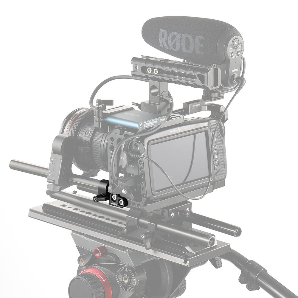 SmallRig 15mm Single Rod Clamp for Blackmagic Pocket Cinema Camera BMPCC 4K Cage SmallRig 2203/2255/2254 - 2279