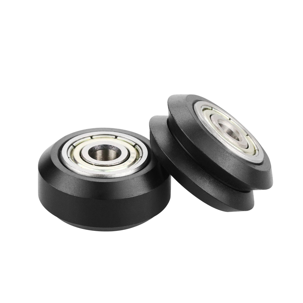 10pcs CNC Openbuilds Plastic wheel POM with 625zz MR105zz Idler Pulley Gear Passive Round Wheel Perlin Wheel V type for V-Slot