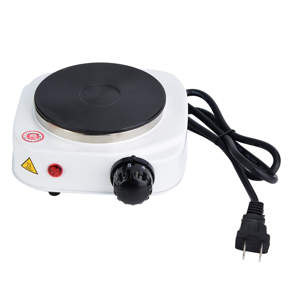 Mini Portable 500W Electric Mini Stove Plate Cooking Plate Multifunctional Kitchen Home Heater (US Plug 110V): US