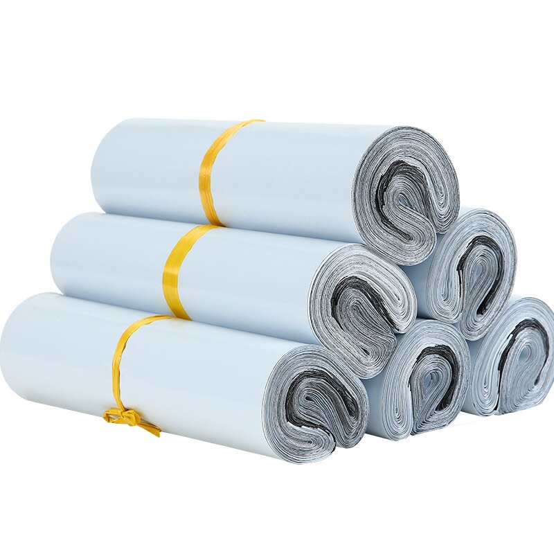 50pcs/Lots White Courier Bag Express Envelope Storage Bags Mail Bag Mailing Bags Self Adhesive Seal Plastic Packaging Pouch