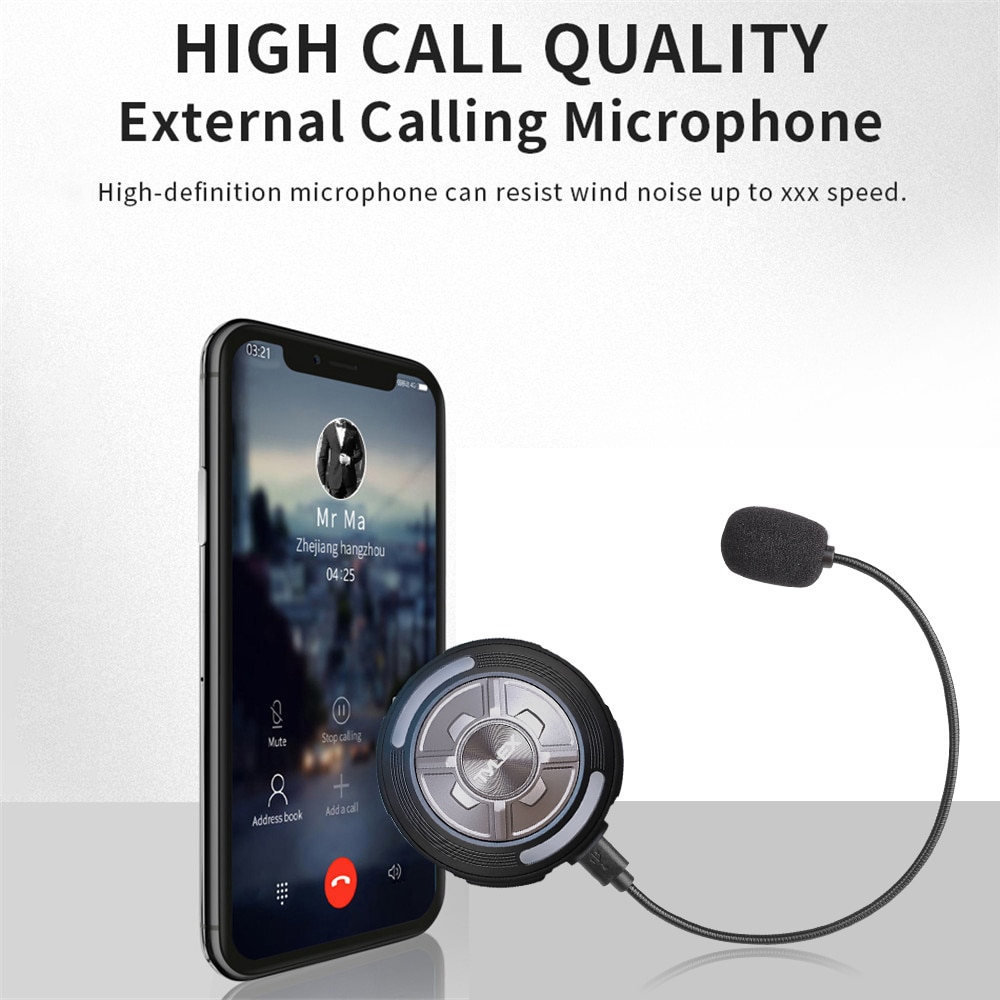 Neue Motorrad Helm Headset Wasserdichte Bluetooth Knochen Leitung Kopfhörer Moto Freisprecheinrichtung Musik Spieler
