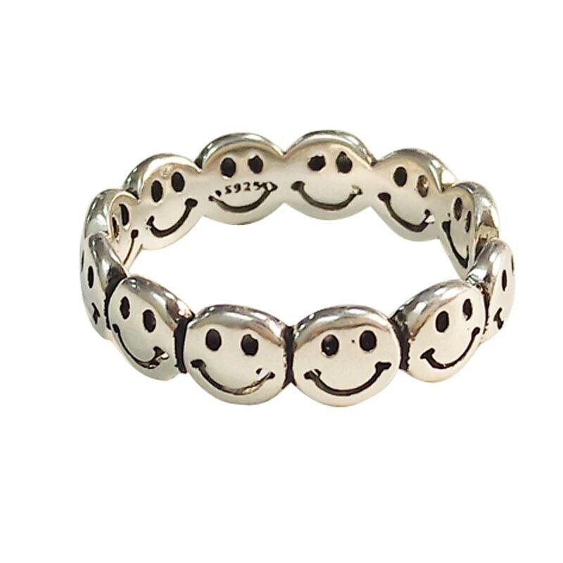 LATS Gold Silver Color Hollowed-out Heart Shape Open Ring Cute Love Jewelry for Women Girl Child Adjustable: 99014