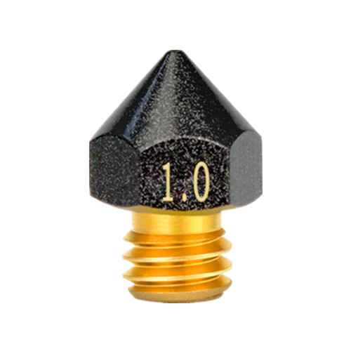 Buse revêtue de PTFE MK8, filetage M6 0.2/0.3/0.4/0.5/0.6/0.8/1.0mm pour buses d'imprimante 3D CR10 CR10S Ender-3, Filament 1.75mm: 1.5mm / Caffee