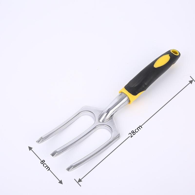 Garden Tool Set Stainless Steel Hand Tool Gardening Kit Include Hand Trowel Transplant Trowel And Cultivator Hand Rake: 3