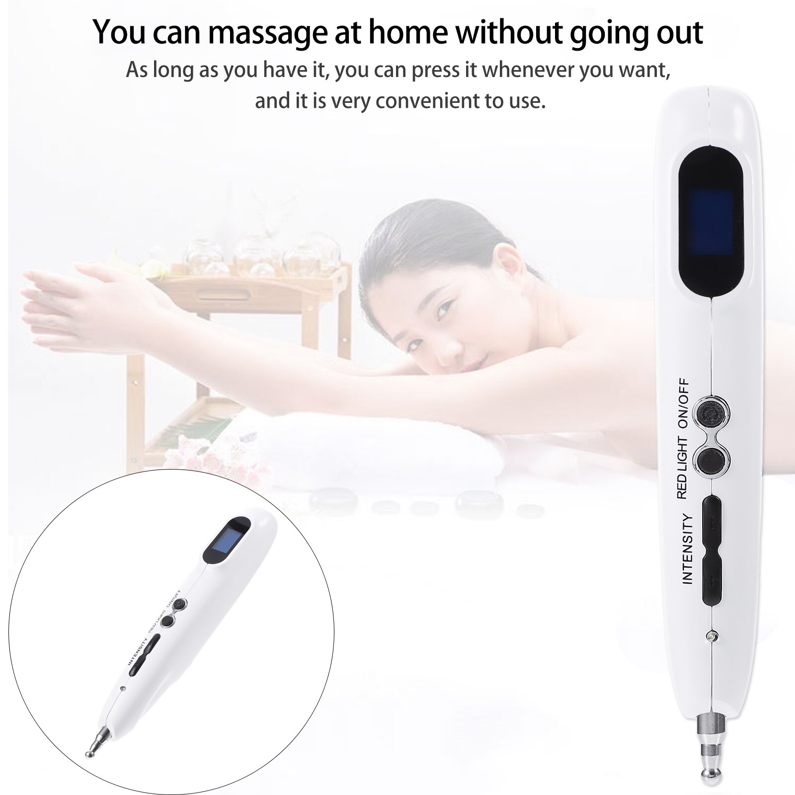 Stylo d'acupuncture en forme de méridien, 1 ensemble, énergie saine, Acupuncture sûre