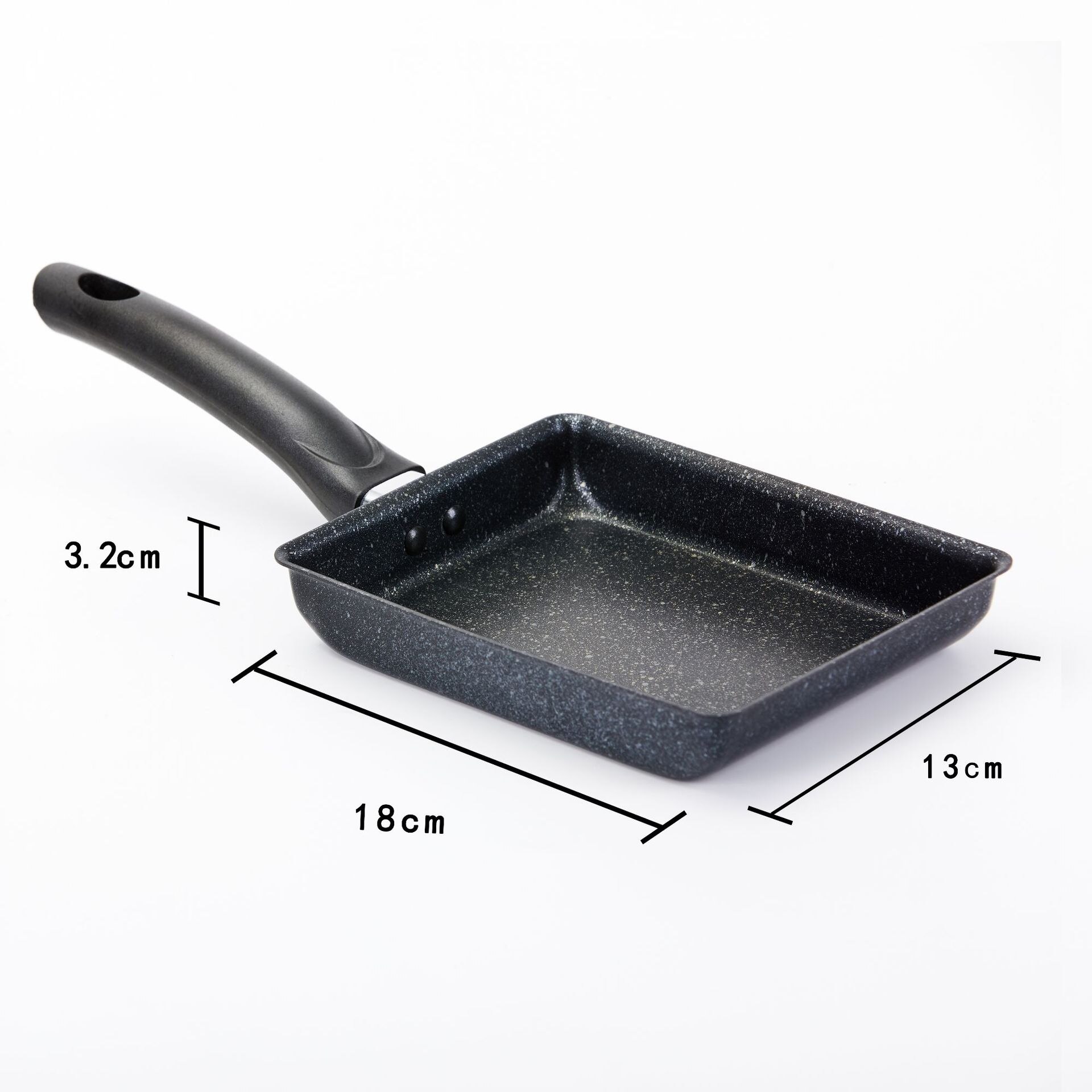 Non-stick Sauce Pot Die Casting Aluminum Ceramic Granite Coating Casserole Pot for Cooking: E