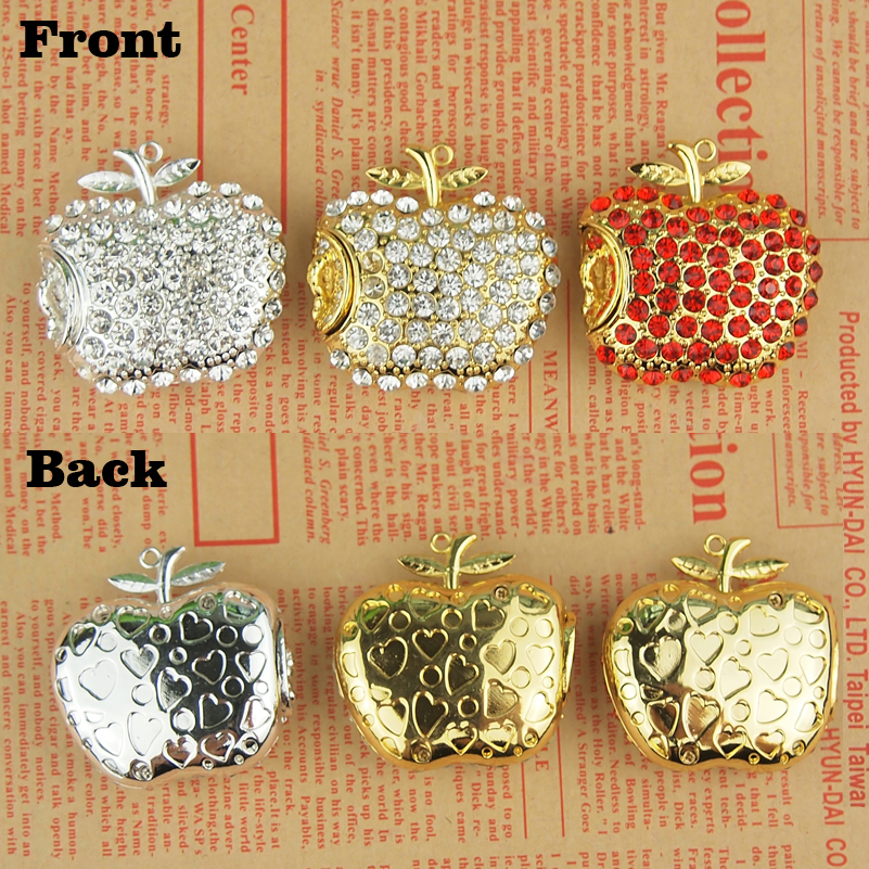Jewelry Apple USB Flash Drives 32GB 16GB 8GB 4GB 128MB Pendrive Diamond Pen Drive USB Memory Stick Flash Card Key USB 2.0