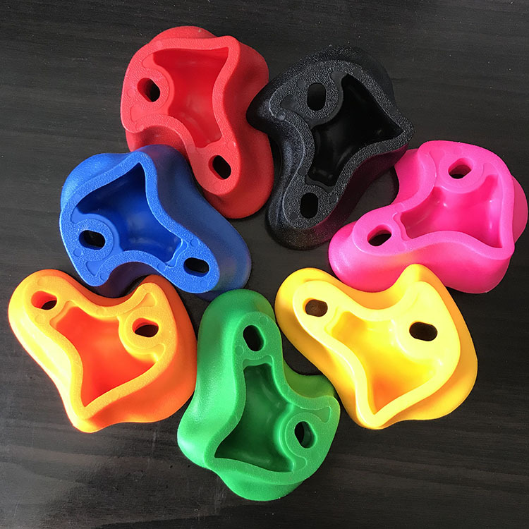 7pcs/set Rock Climbing Holds 12 cm Rock Climbing Stones Wall Kit Holder Holds Kids Indoor Durable Toys Random Without Screws