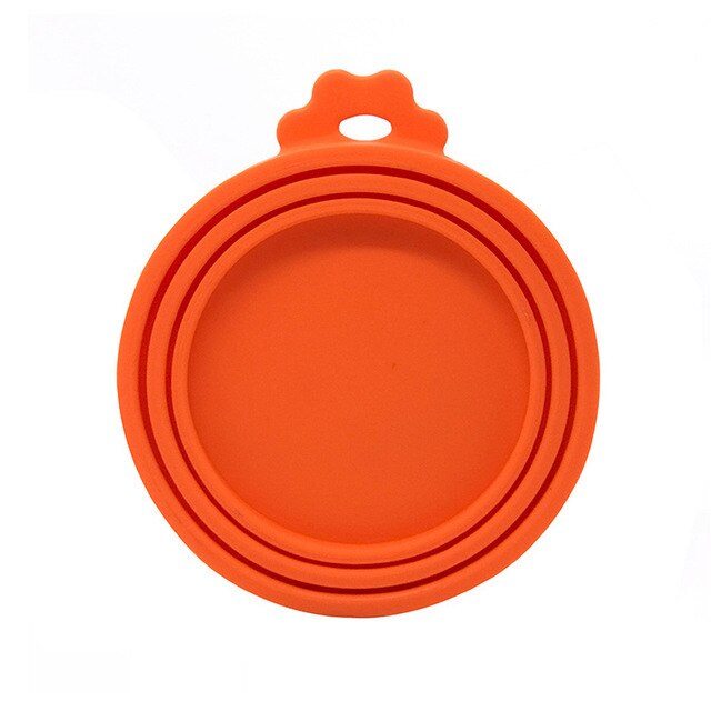 Couvercle de boîte de conserve en Silicone, pour aliments, pour chiot, chien, chat, couvercle de stockage, couvercle supérieur réutilisable, fournitures quotidiennes pour animaux de compagnie: 02
