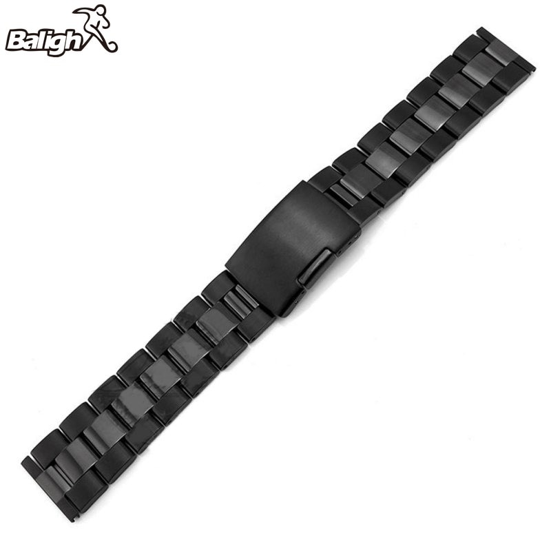 Men Watch Band Strap Stainless Stell Deployment Clasp Speed Master Wrist Women Band 18mm 20mm 22mm 24mm