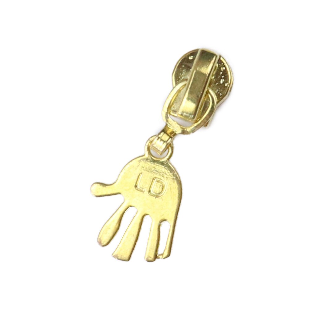 Cremalleras de Metal con cierre automático para ropa, accesorios de costura, 6 piezas, 5 #: A5