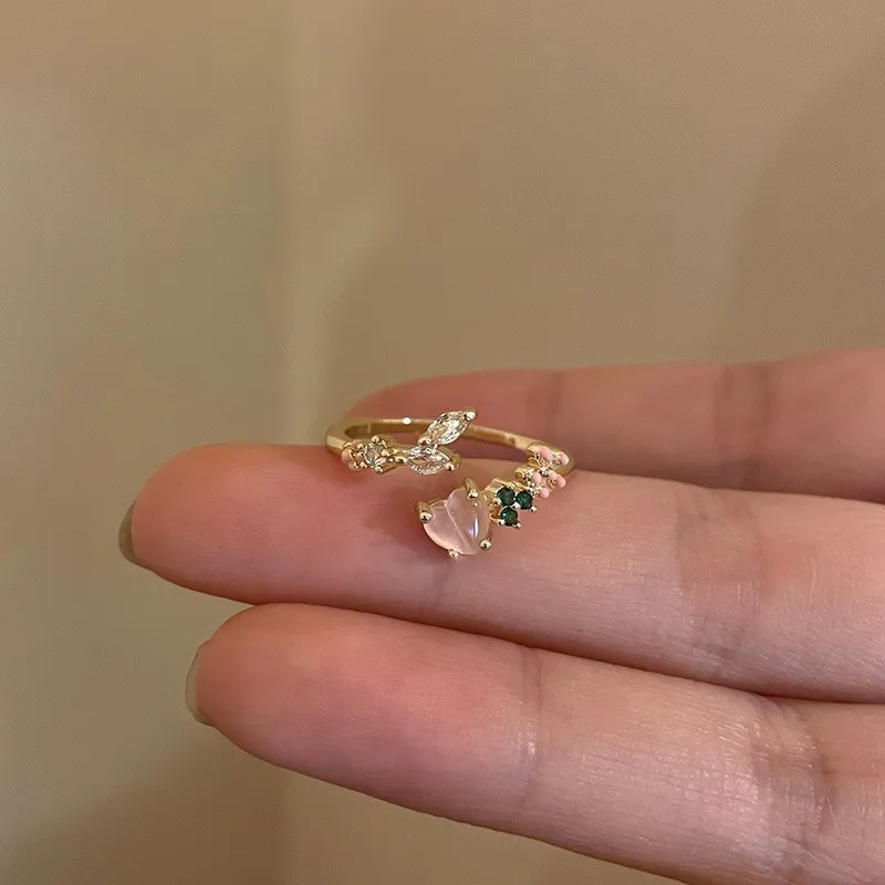 Anillo gótico abierto de serpiente para mujer, anillos ajustables con animales, para reptiles, accesorios de joyería con personalidad Punk, tentáculos de joyería: RED