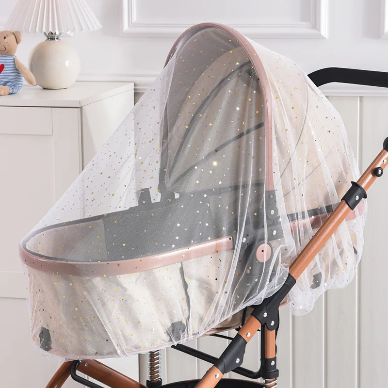 Kinderwagen Klamboe Kinderwagen Insectenschild Net Mesh Veilig Baby Bescherming Mesh Hoes Kinderwagen Accessoires
