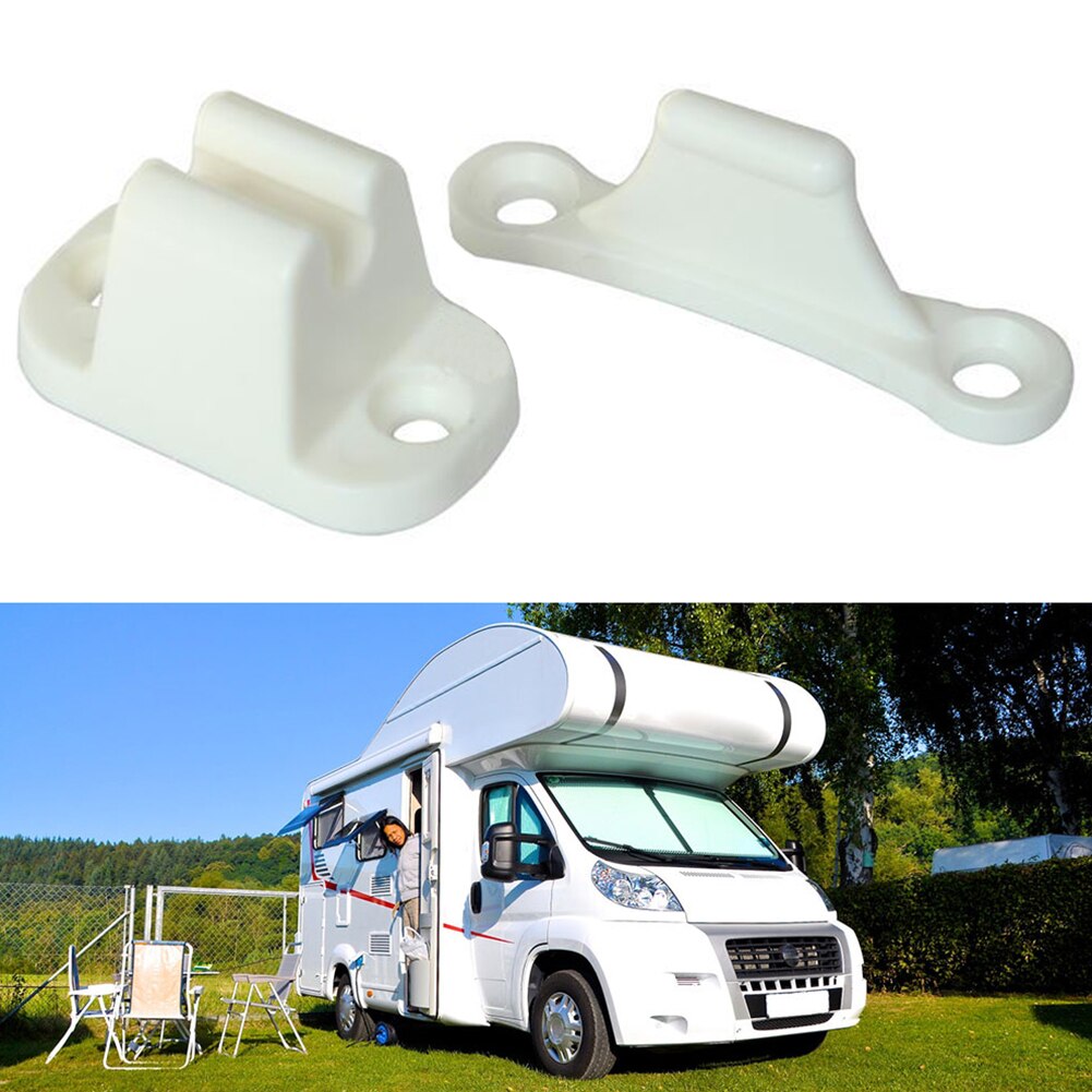 2pcs Nylon Caravan Door Catch Retainer Holder RV Motorhome Boat Door Lock Stopper Clip Latch Camper Accessories