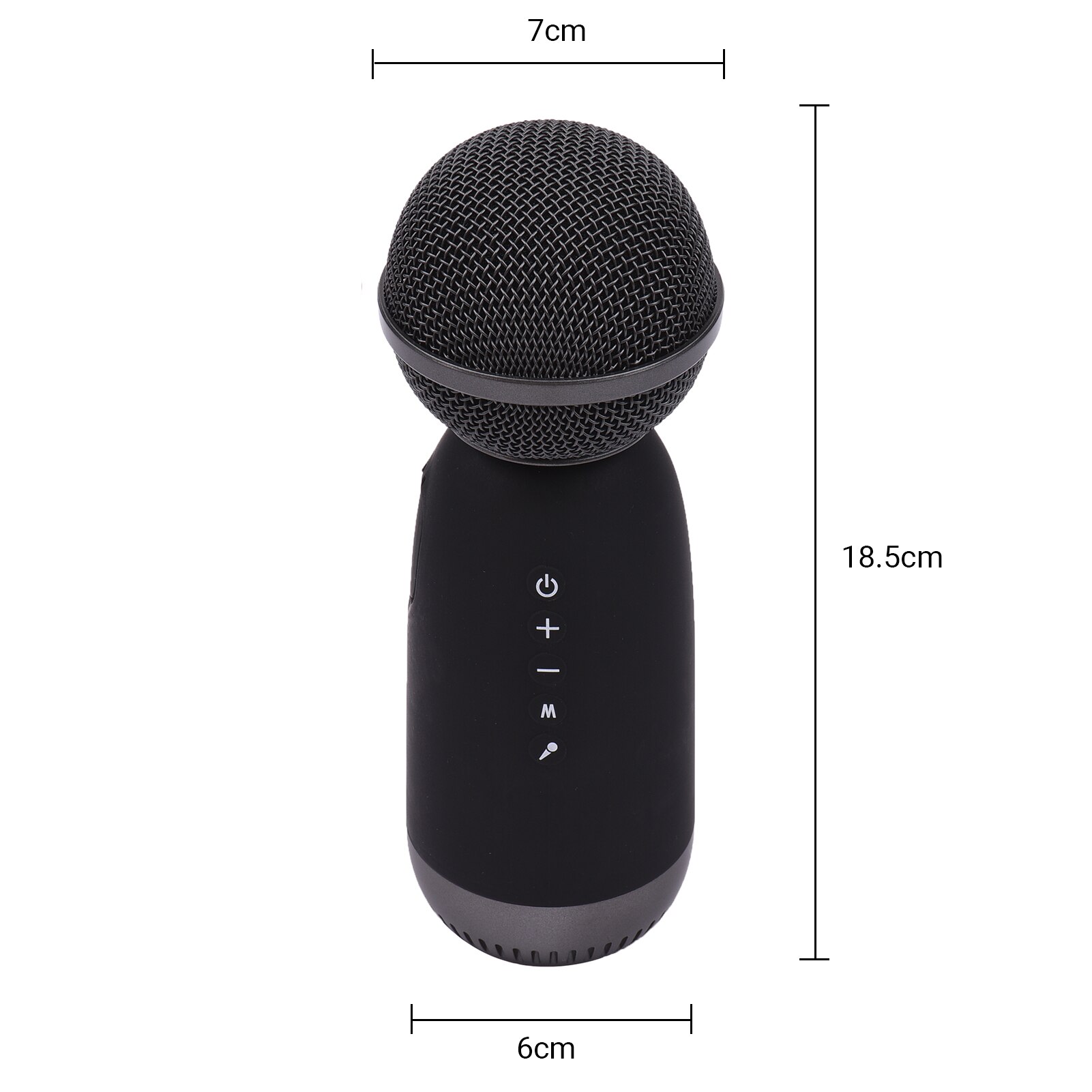 Ammoon-micrófono inalámbrico BT MC-001, dispositivo portátil de Karaoke con altavoz incorporado, Compatible con tableta y teléfono inteligente
