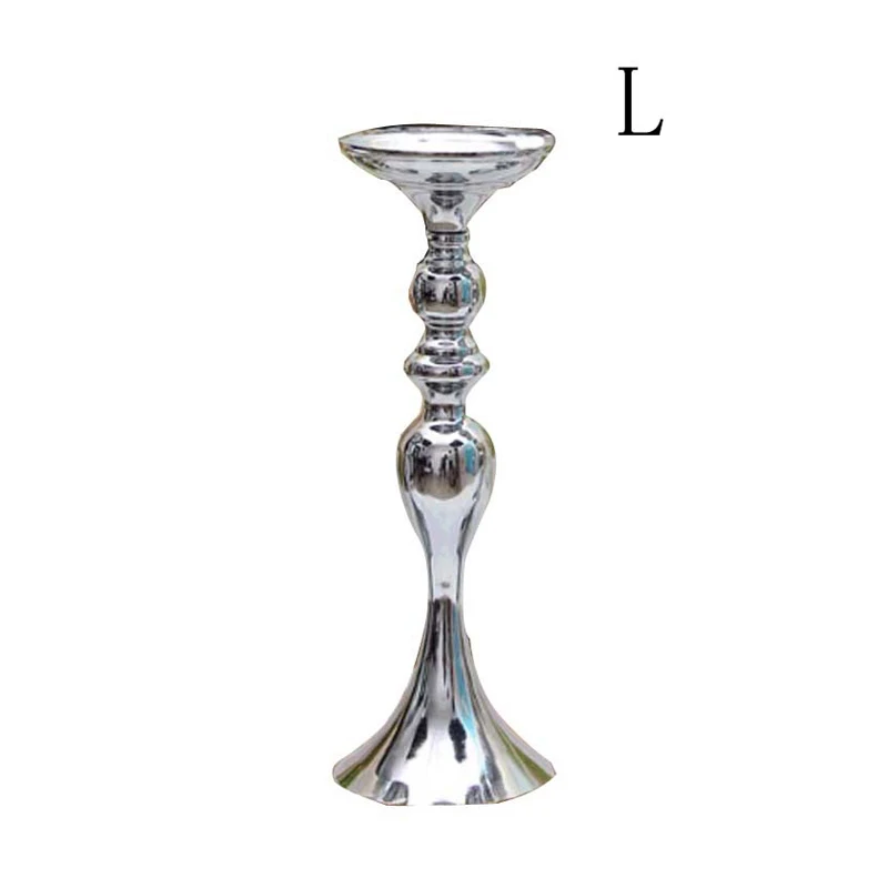 Portacandele decorazioni natalizie centrotavola per matrimoni supporto per lanterne casa vaso per fiori in oro centrotavola per eventi Flowe: bianca