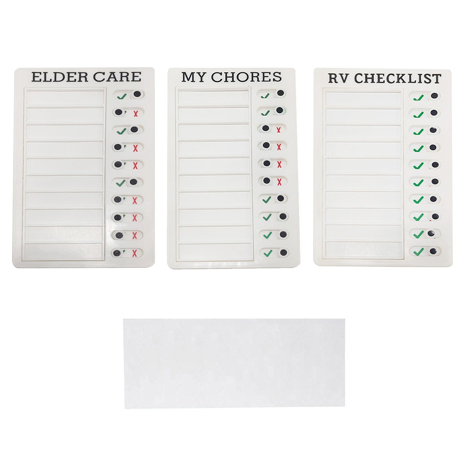 Whiteboard Planner Weekly &amp; Monthly Planner Whiteboard Flexible Daily Message Drawing Refrigerator Home Office White Board