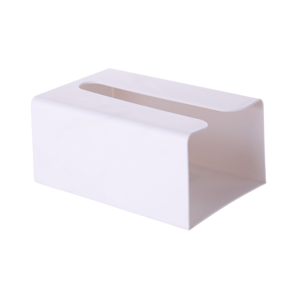 Wall Mounted Tissue Box Self Adhesive Tissue Box Napkin Holder Garbage Dispenser Paper Organizer Kitchen Hanging Rack Storage: 01
