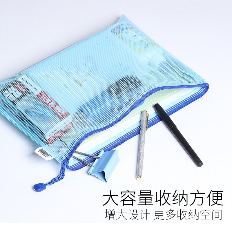 Verdikte A4 Document Zak Transparante Grote Capaciteit A4 Test Papier Opbergtas Briefpapier Waterdicht Etui Kantoorbenodigdheden