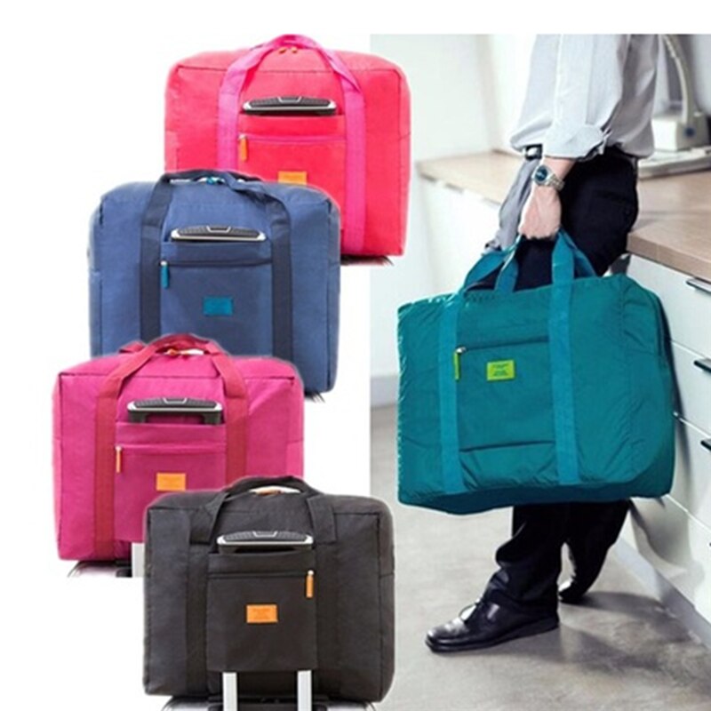 tragbare Faltbare Reisetasche Große Größe Wasserdichte Kleidung Große Kapazität Gepäck Tragen-auf Organizer Hand Schulter Duffle Tasche