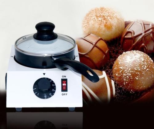 110V/220V Mini Chocolate Tempering Machine Chocolate Melting Machine Electric Heated Chocolate Melting Pot