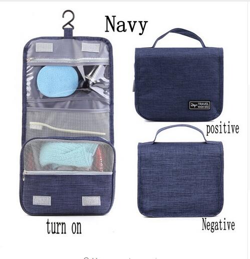 Women's Travel Portable Waterproof Cosmetic Bag Beautician Hanging Toiletry Bags make up Organizer Men women Makeup toilet bag: F