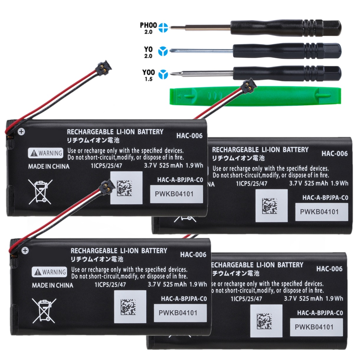 Oplaadbare Batterij Pack Voor Nintendo Switch Vreugde-Con Controller, HAC-015, Vervanging Nintendo HAC-006,HAC-BPJPA-C0