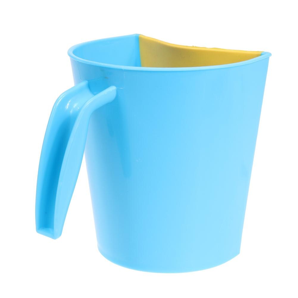 Baby badehette hodeform baby shower shampoo cup bailer barn vask hår shampoo kids shower skeer bath wash cup